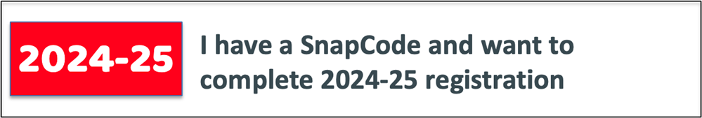 SnapCode registration 2024-25